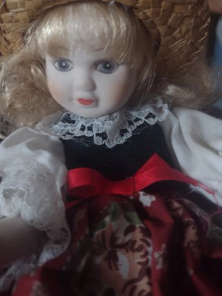 Lote Muñecas Porcelana Años 90