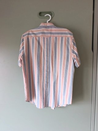 Camisa Ben Sherman Rayas Rosas y Grises