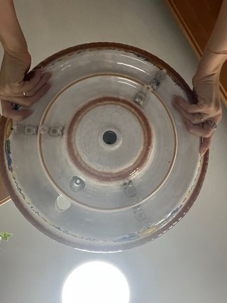 Lámpara cerámica cocina