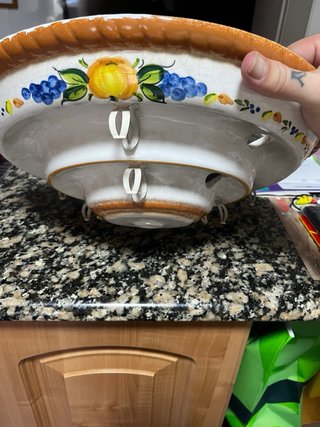 Lámpara cerámica cocina