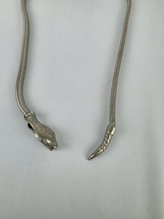 Collana Snake Argento Donna Maglia Serpentina