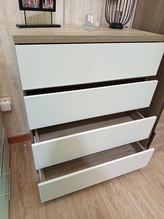 Cómoda de Madera 4 Cajones (Nueva)