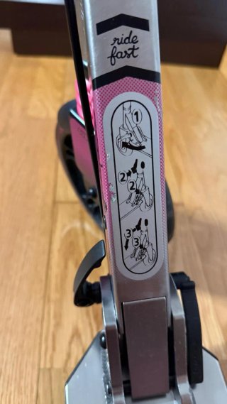 Patinete Oxelo MID 9 Rosa plegable