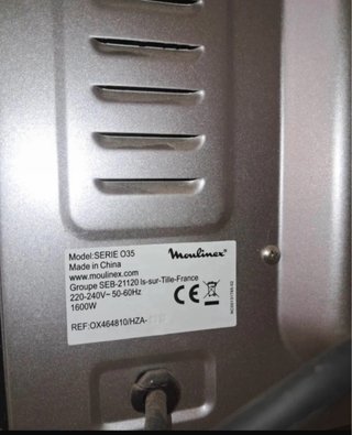 Horno sobre mesa Moulinex 33L