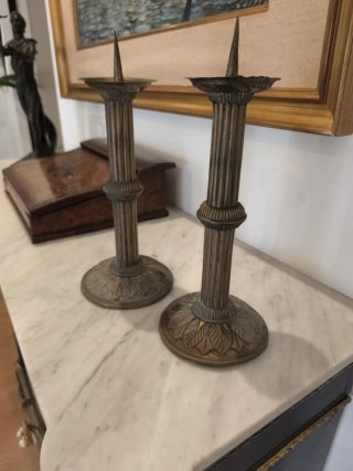 Antiguos candelabros franceses