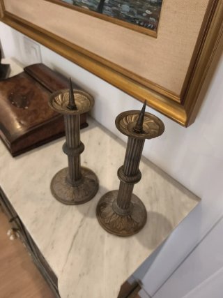 Antiguos candelabros franceses