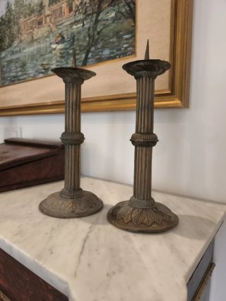 Antiguos candelabros franceses