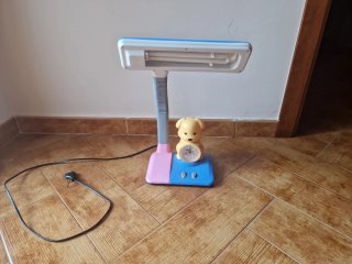 Flexo infantil con reloj de perro