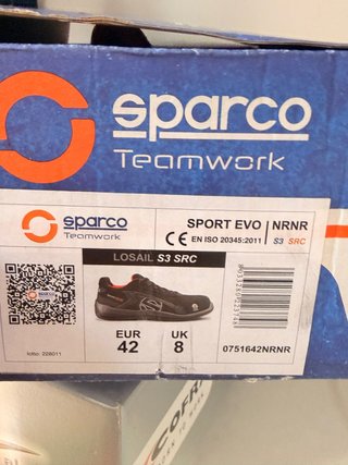 Zapatos seguridad Sparco Sport Evo Losail S3
