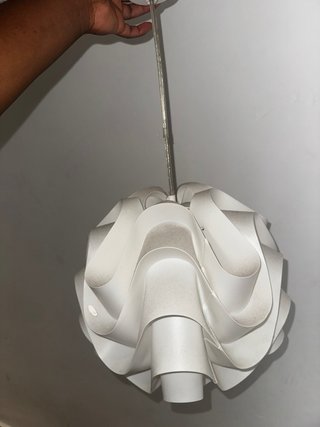 Lámpara colgante blanca