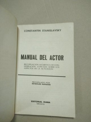 Manual del actor