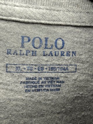Camiseta Polo Ralph Lauren Gris Logo