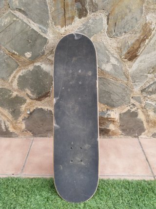 Skate Oxelo con diseño de calaveras