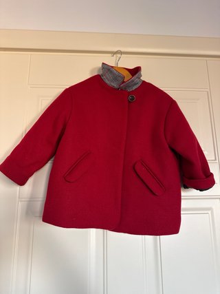 Cappottino Zara Baby bambina rosso 2/3 anni