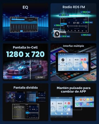 NUEVO! (160€) Radio Coche Android 15 4+128GB BMW 3