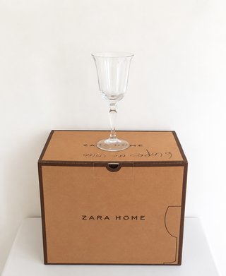 Juego 12 copas de vino Zara Home con caja original