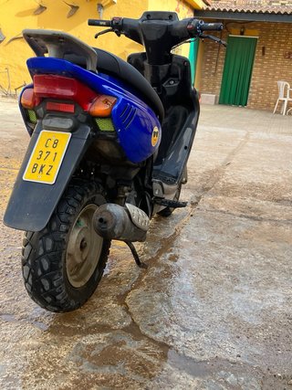 Moto Scooter Azul