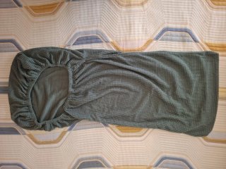 4 Cojines para sillas con sus fundas verdes (PACK)