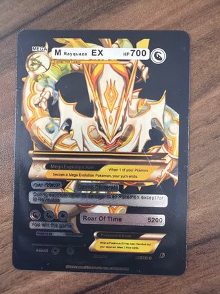 Carta Pokémon M Rayquaza EX HP 700