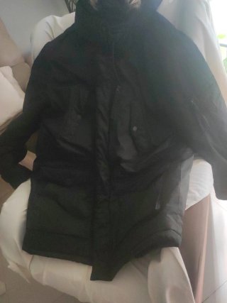 Abrigo Parka Hombre Celio Negro Talla L
