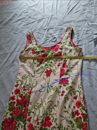 Vestido de flamenca con flores