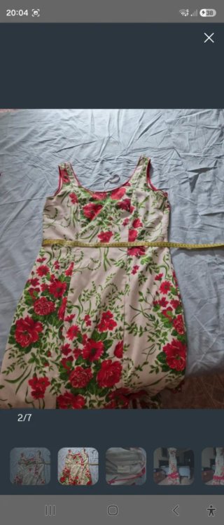 Vestido de flamenca con flores