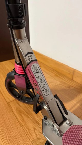Patinete Oxelo Mid 9 Rosa plegable