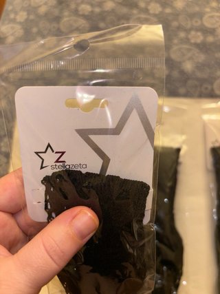 3 FASCE NUOVE PER CAPELLI IN PIZZO NERO STELLAZETA