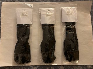 3 FASCE NUOVE PER CAPELLI IN PIZZO NERO STELLAZETA