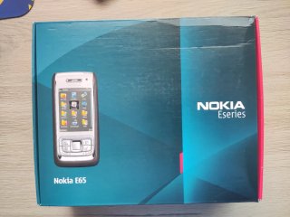 Móvil Nokia E65 Plata y Marrón