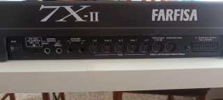 Sintetizador FARFISA 7X-II
