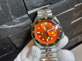 Seiko 5 Sports GMT Naranja
