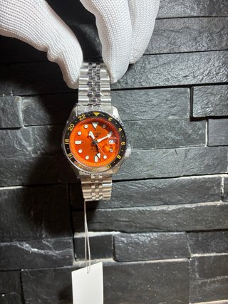 Seiko 5 Sports GMT Naranja