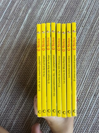 Pack 8 libros coleccion Geronimo Stilton