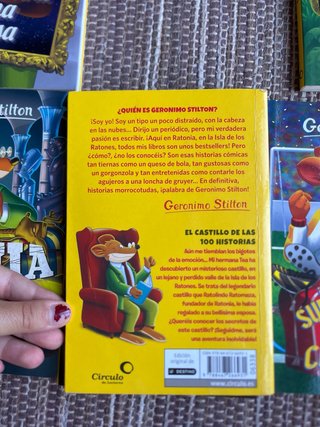 Pack 8 libros coleccion Geronimo Stilton