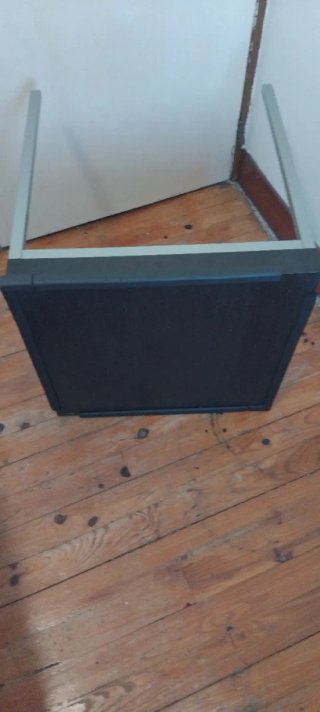 Mesa auxiliar moderna negra y gris