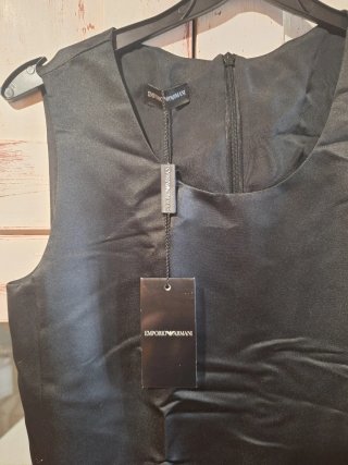 Vestido fiesta Emporio Armani negro