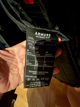 Chaqueta Armure Mack V2 Hombre L + Espaldera