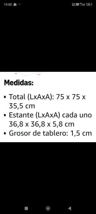 Mesa de centro blanca brillante