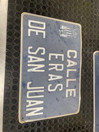 Placa Calle Eras de San Juan