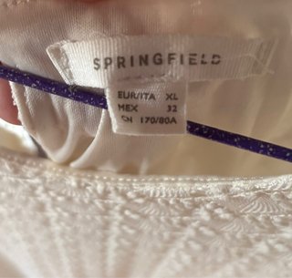 Vestido blanco encaje modular