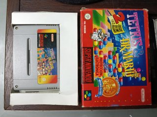Tetris & Dr Mario SNES PAL Nintendo Classics