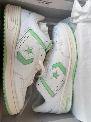 Zapatillas Converse Blancas y Verdes
