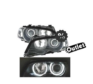 ED FAROS BMW E46 COUPE 99-03 OJOS ANGEL CCFL INTERMITENTES F