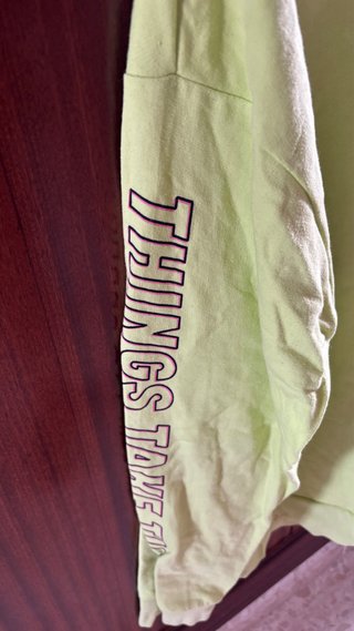 Sudadera Lefties verde lima talla L