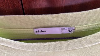 Sudadera Lefties verde lima talla L