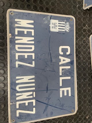 Placa Calle Mendez Nuñez