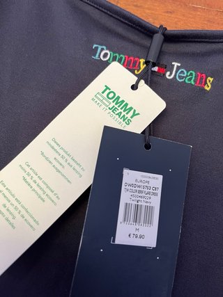 Vestido Tommy Jeans Azul Marino