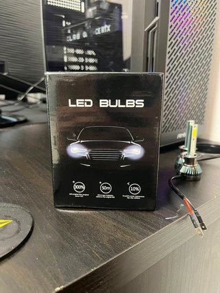 2 uds LED H1 Faros Coche