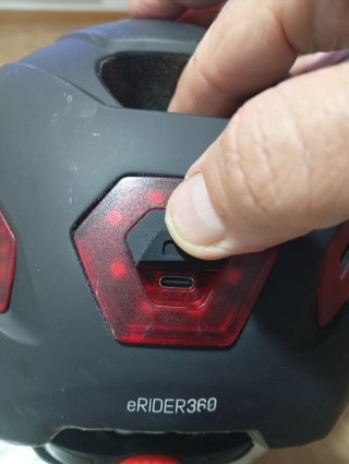 Casco 360 con intermitentes LED